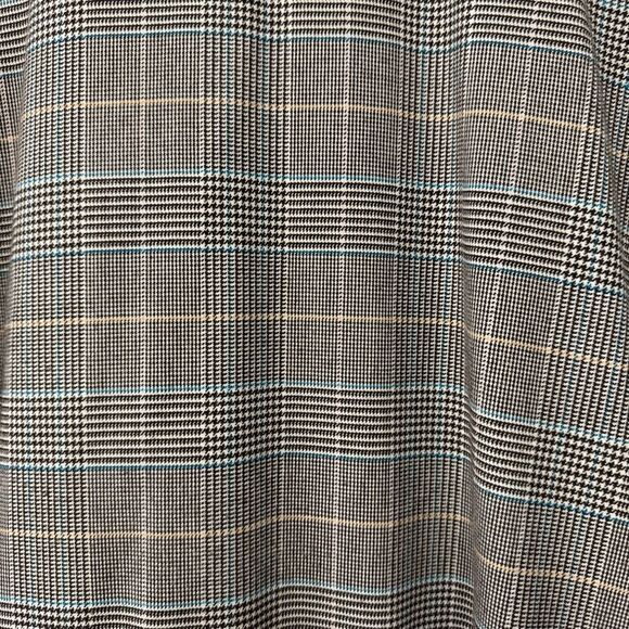 Zara Trafaluc Collection Plaid Houndstooth Crop Waist Dress Academia Size M - Picture 5 of 7